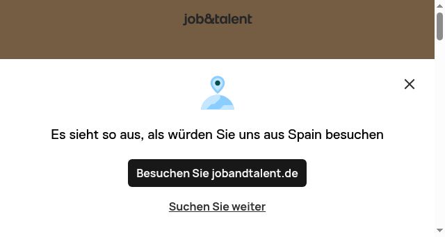 Screenshot of jobandtalent.de