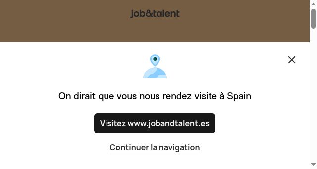Screenshot of jobandtalent.fr