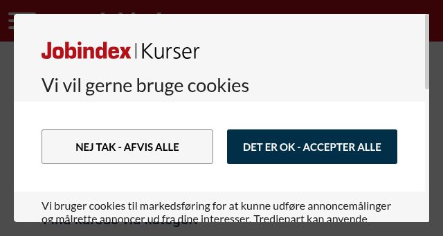 Screenshot of jobindexkurser.dk