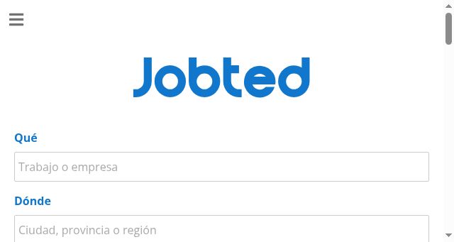 Screenshot of jobted.es