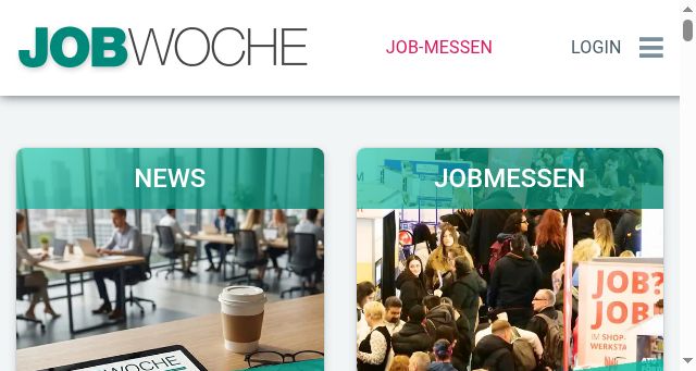 Screenshot of jobwoche.de