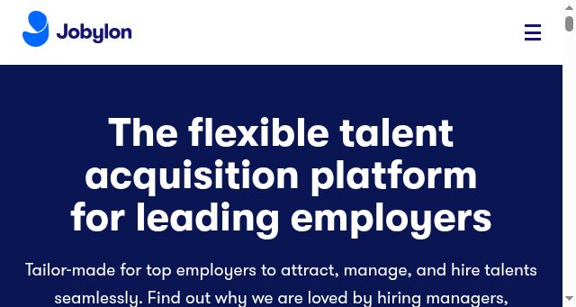 Screenshot of jobylon.com