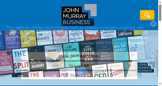 Screenshot of johnmurraybusiness.com