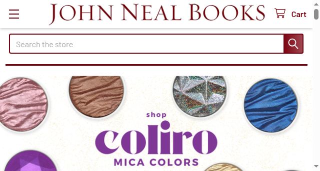 Screenshot of johnnealbooks.com