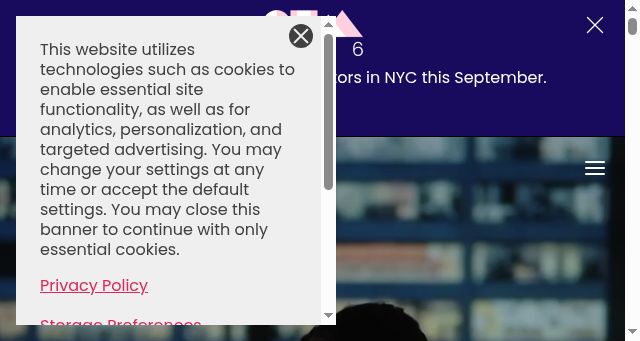 Screenshot of joinpavilion.com