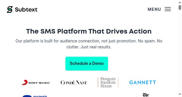 Screenshot of joinsubtext.com