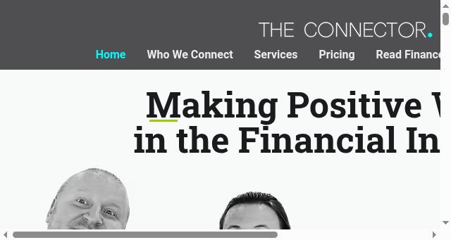 Screenshot of jointheconnector.com