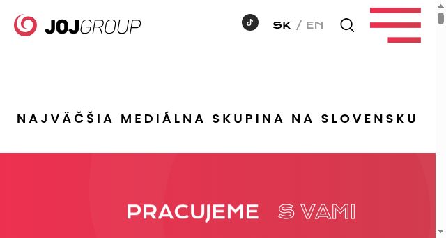Screenshot of jojgroup.sk