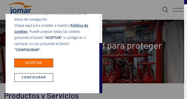 Screenshot of jomarseguridad.com