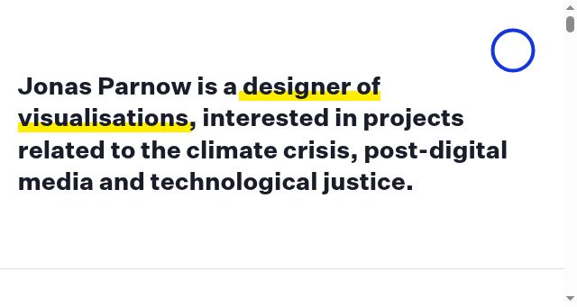 Screenshot of jonasparnow.com