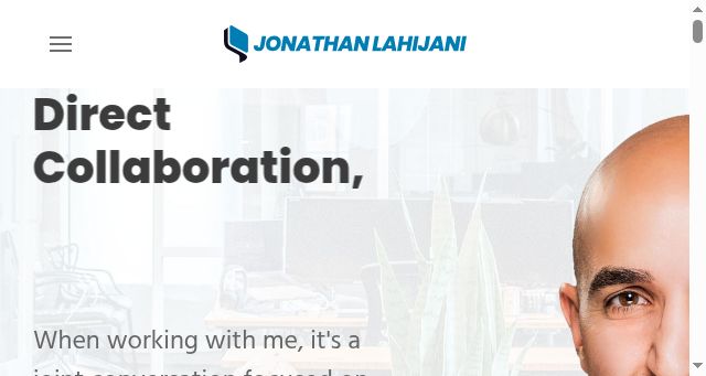 Screenshot of jonathanlahijani.com