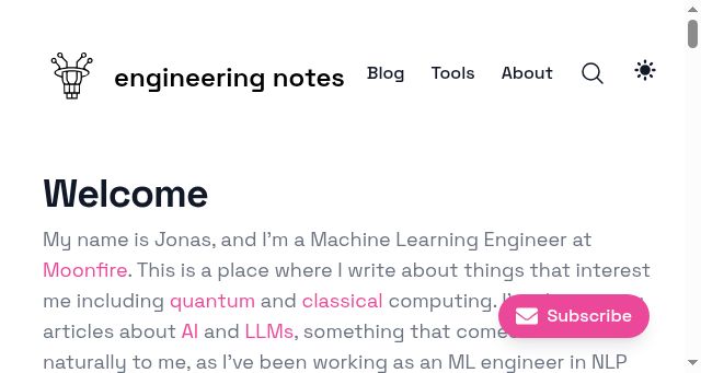 Screenshot of jonvet.com
