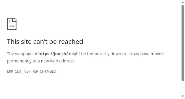 Screenshot of joo.sh