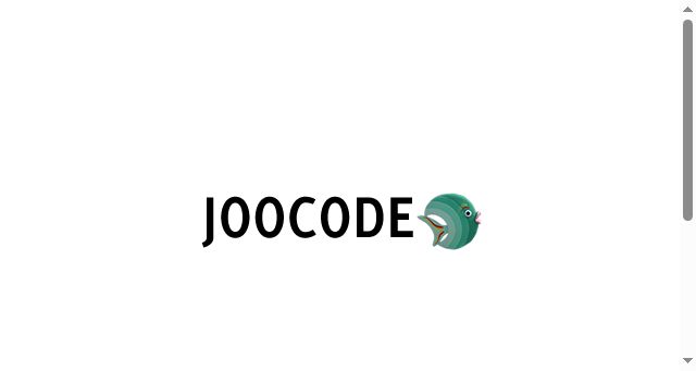 Screenshot of joocode.com
