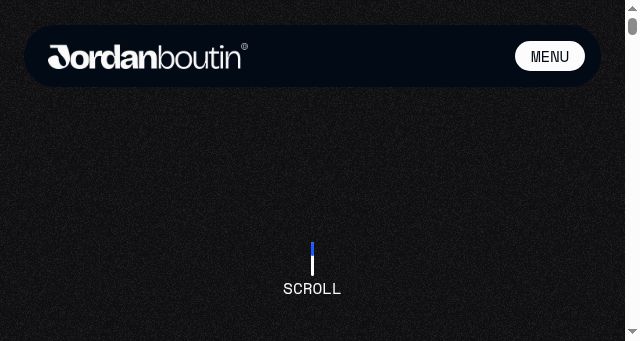 Screenshot of jordanboutin.fr