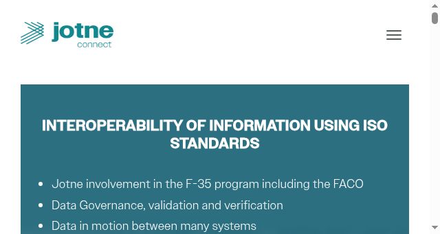 Screenshot of jotneconnect.com