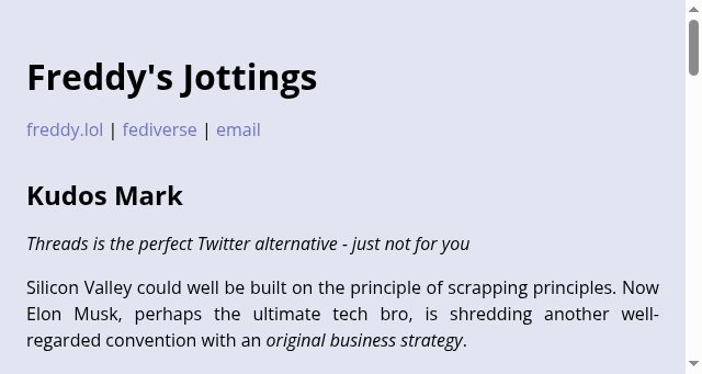 Screenshot of jottings.lol