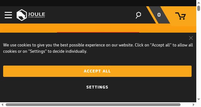 Screenshot of jouleperformance.com