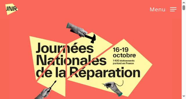 Screenshot of journeesreparation.fr