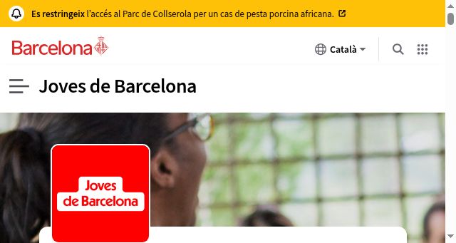 Screenshot of joves.barcelona