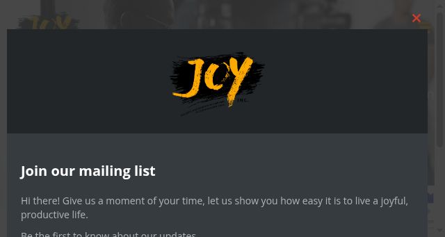 Screenshot of joyinc.xyz