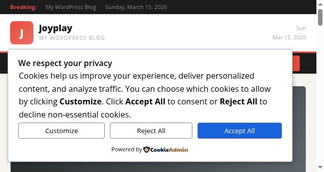 Screenshot of joyplay.co.uk