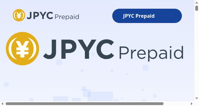 Screenshot of jpyc.jp