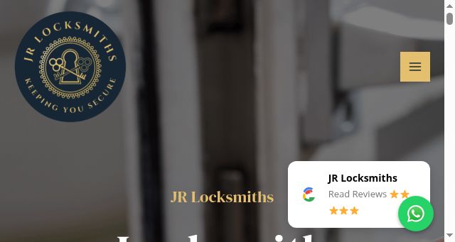 Screenshot of jrlocksmiths.co.uk