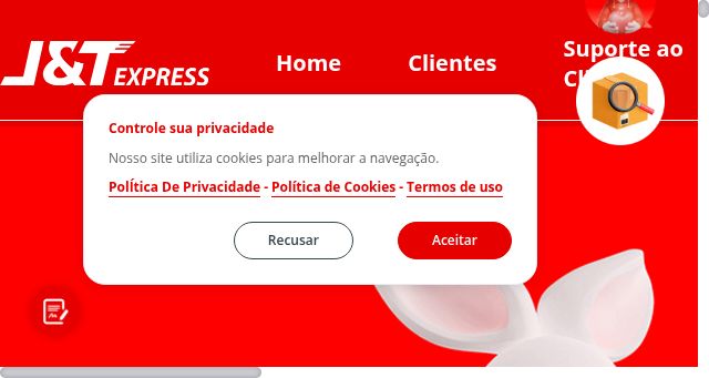 Screenshot of jtexpress.com.br