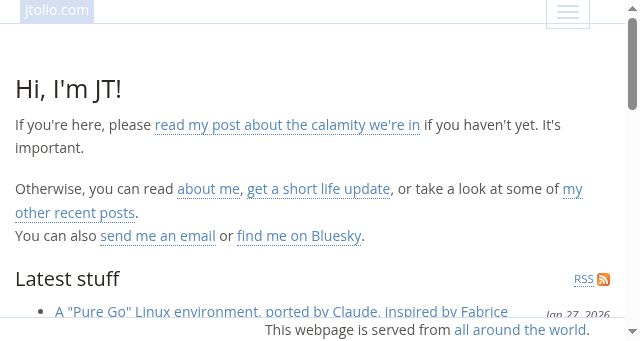Screenshot of jtolio.com