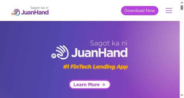 Screenshot of juanhand.com