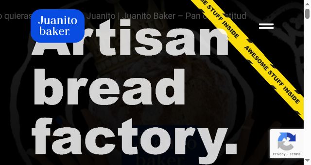 Screenshot of juanitobaker.com