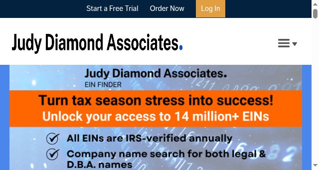 Screenshot of judydiamond.com