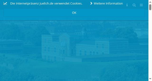 Screenshot of juelich.de