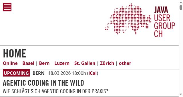 Screenshot of jug.ch