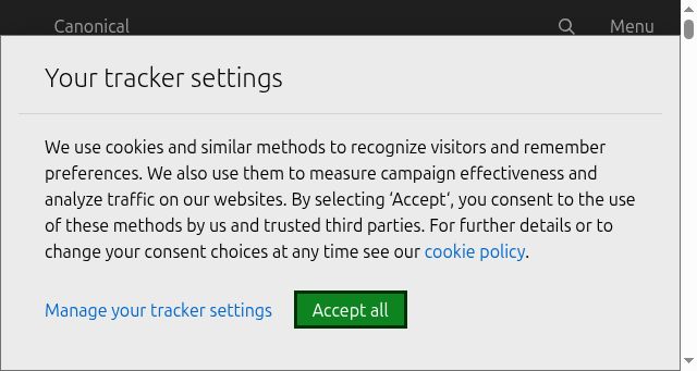 Screenshot of juju.is