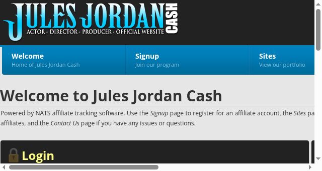 Screenshot of julesjordancash.com