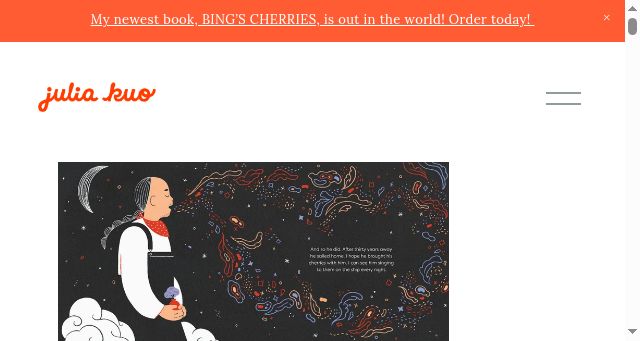 Screenshot of juliakuo.com