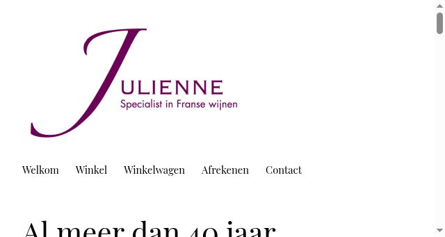 Screenshot of juliennevinsfins.nl