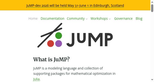 Screenshot of jump.dev