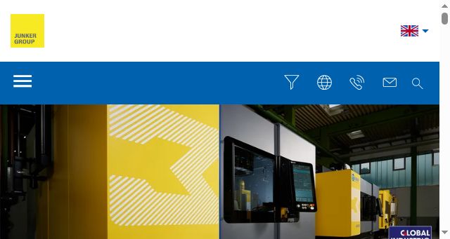 Screenshot of junker-group.com