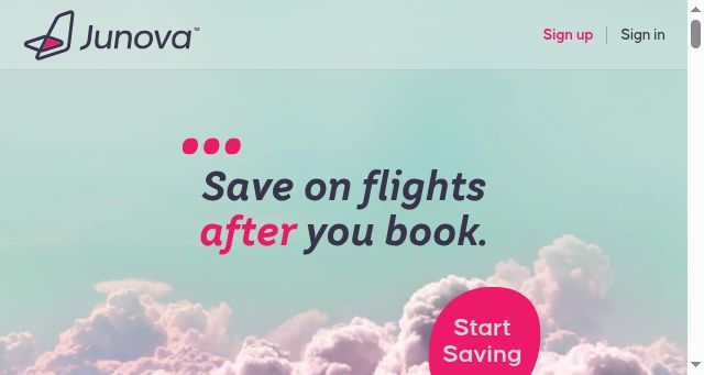 Screenshot of junova.ai