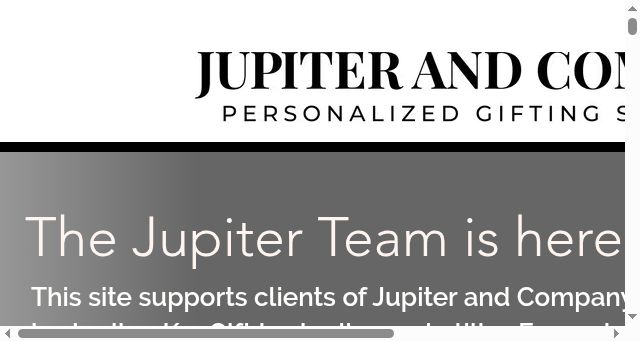 Screenshot of jupiterandcompany.shop