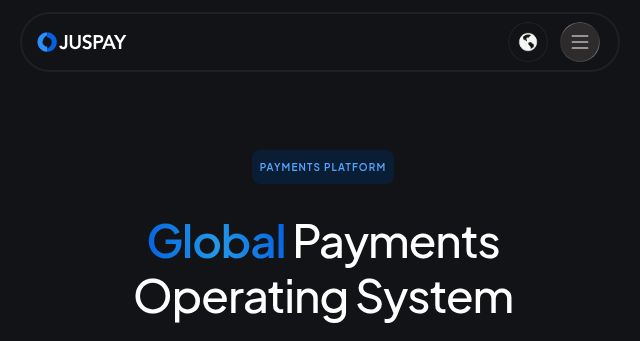 Screenshot of juspay.io