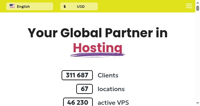 Screenshot of just.hosting