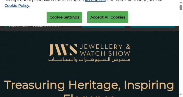 Screenshot of jws.ae