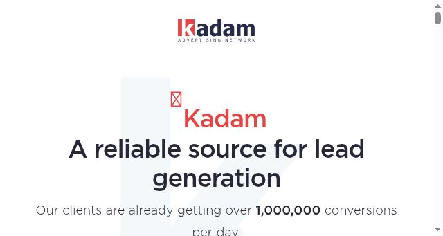 Screenshot of kadam.network