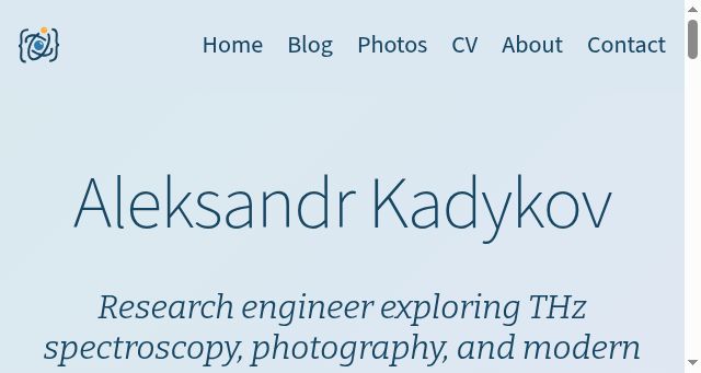 Screenshot of kadykov.com
