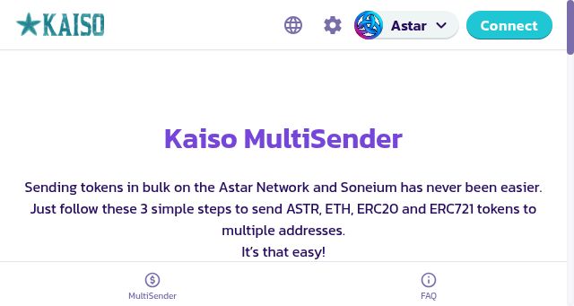 Screenshot of kaiso.finance