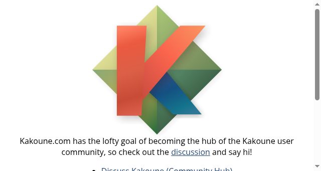 Screenshot of kakoune.com